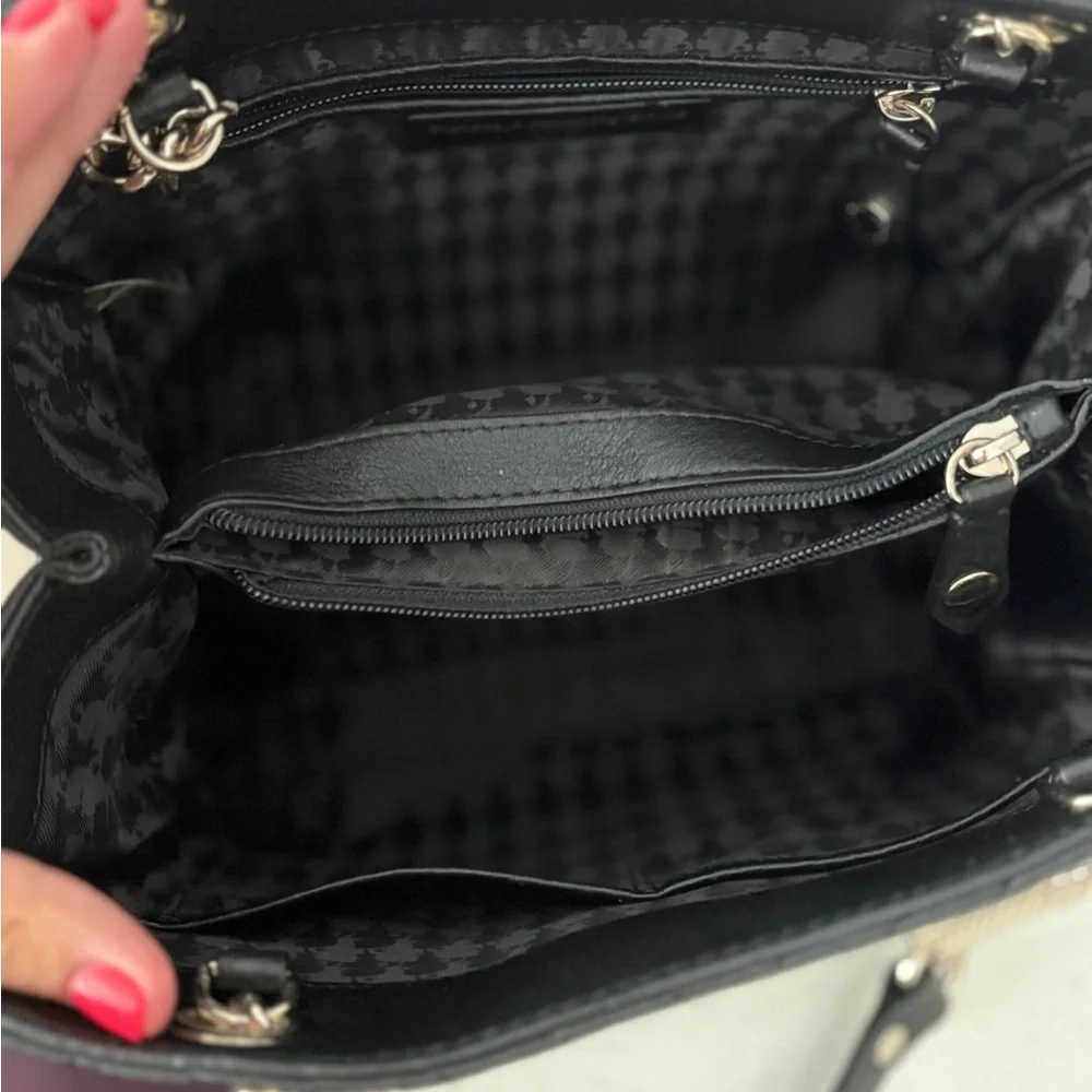 Karl Lagerfeld Black Quilted Women's Bag - Picture 5 of 8